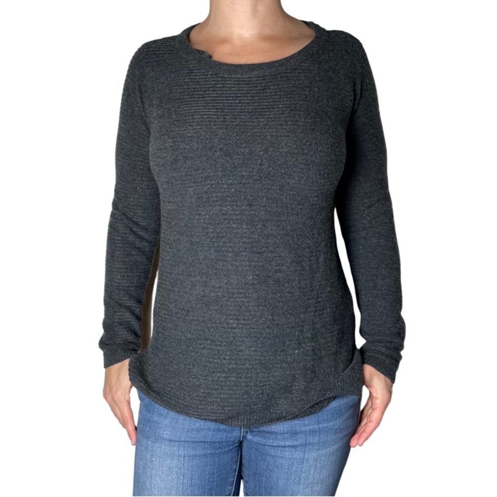Jacqueline de Yong Long Sleeved Grey Shirt/Sweater